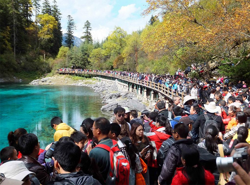 四川九寨溝景區(qū)